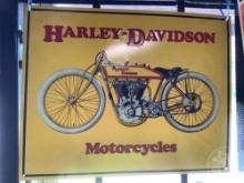 HARLEY DAVIDSON MOTORCYCLE SIGN 11”......X14”......