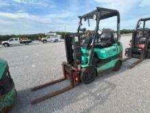 MITSUBISHI FGC25 CUSHION TIRE FORKLIFT