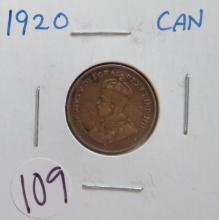 1920- Canada Small Cent