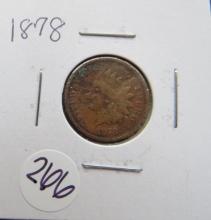 1878- Indian Head Cent