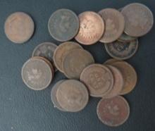 (20) Early Indian Cents