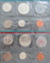 1964- US Mint P + D Uncirculated Coin Set