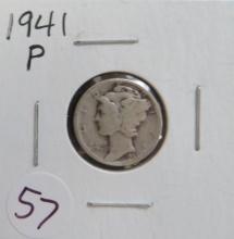 1941-P Mercury Dime