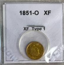1851-O $1 Golden Dollar