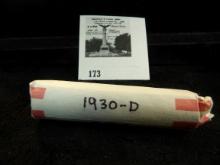 1930-D Circ Lincoln Wheat Cent Roll