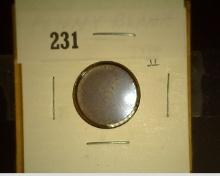 Type 2, Blank Cent Planchet Mint Error.