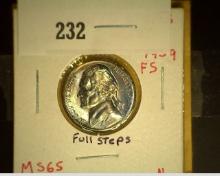 1959 P Jefferson Nickel, Gem BU with full steps.