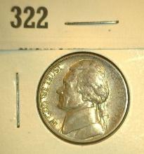1938 S Jefferson Nickel, EF.