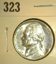 1942 P Silver Jefferson Nickel. Brilliant Uncirculated.