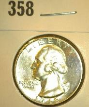 1942 P Washington Quarter, BU.