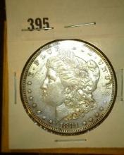 1881 P Morgan Silver Dollar, EF.