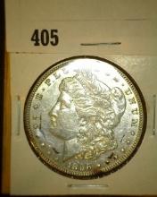 1896 P Morgan Silver Dollar, EF.