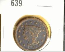 1855 U.S. Large Cent, Very Fine.