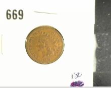 1872 Indian Head Cent, G+.