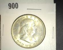 1949 D Franklin Half Dollar, Uncirculated.