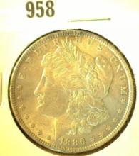 1886 P Morgan Silver Dollar AU.