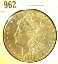 1888 S Silver Morgan Dollar, EF.