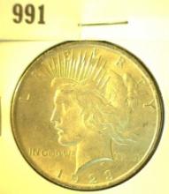 1923 P Peace Silver Dollar, Uncirculated.
