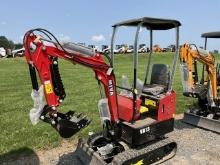 2024 MIVA VA13 Mini- Excavator (Red)