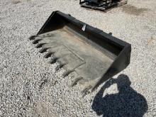 80" Skid Steer Tooth Bucket