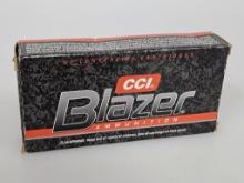 CCI Blazer 50ct 380 Auto TMJ Centerfire Cartridges