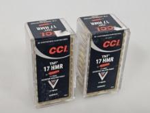 CCI 50ct TNT 17HMR JHP Varmint Cartridges (2)
