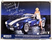 Shelby Cobra Poster Signed by Heather Kozar