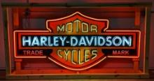 8ft Harley-Davidsion Shield Neon Sign