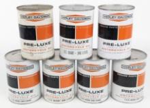 (7) Harley-Davidson Pre-Luxe 1qt Oil Cans