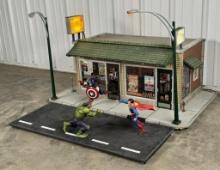 1/12 Comic Book / Hobby Shop Diorama Model Display