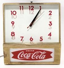 Vintage Coca-Cola Advertising Price Bros Clock