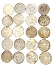 $10 Face Value 90% Silver Half Dollars