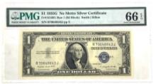 1935 G $1 United States Silver Certificate PMG 66