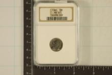 1960 SILVER ROOSEVELT DIME NGC MS67