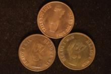 3-ADULT THEME 1" FLIPPER TOKENS: WOMAN ON OBVERSE