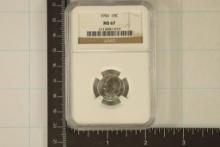 1956 SILVER ROOSEVELT DIME NGC MS67