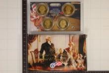 2007 US PRESIDENTIAL DOLLAR 4 COIN PROOF SET WITH