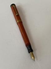 PARKER RED JUNIOR DUOFOLD FOUNTAIN PEN