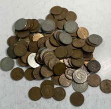 MIXED LOT OF FOREIGN COINS