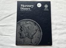 Mercury Dime Folder with 31 Mercury Dimes - 1931-1945 S