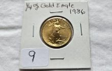1986 1/4 oz Gold Eagle