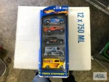 HOT WHEELS, TRUCK STOPPERS, SET OF FIVE. SEE PICTURES FOR TYPE AND MODELS.