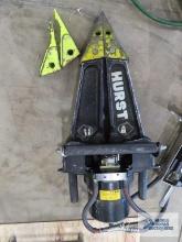 Hurst jaws of life pneumatic separating rescue tool with extra teeth. Needs hose replaced