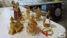Danbury Mint Christmas ornaments