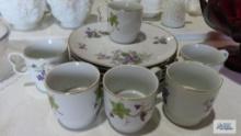 Royal Jeffrey fine china luncheon set, service for 6