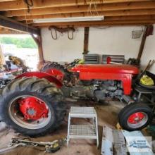 Massey Ferguson 65 tractor. We did not attempt to start.