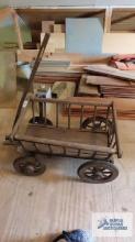 Antique wooden wagon