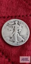 1934 Walking Liberty half dollar coin
