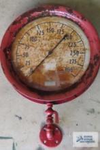 vintage boiler gauge