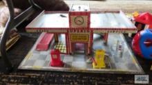 Vintage Service station toy